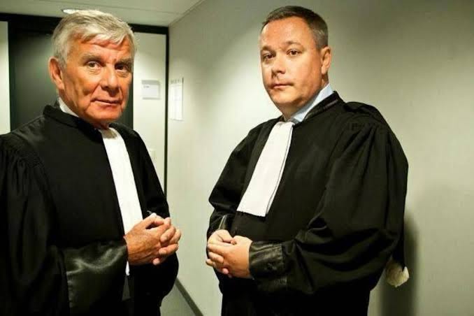 Maître Ghislain Dubois et Maître Marcel Ceccaldi